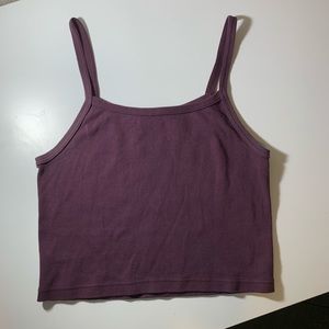 Brandy Melville Cropped Purple Tank